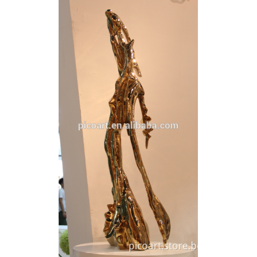 Abstract metal new products stainless steel arts and sculpture home decor